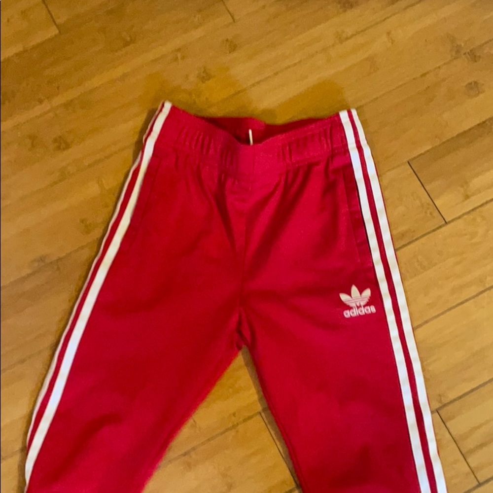 Red Adidas Joggers